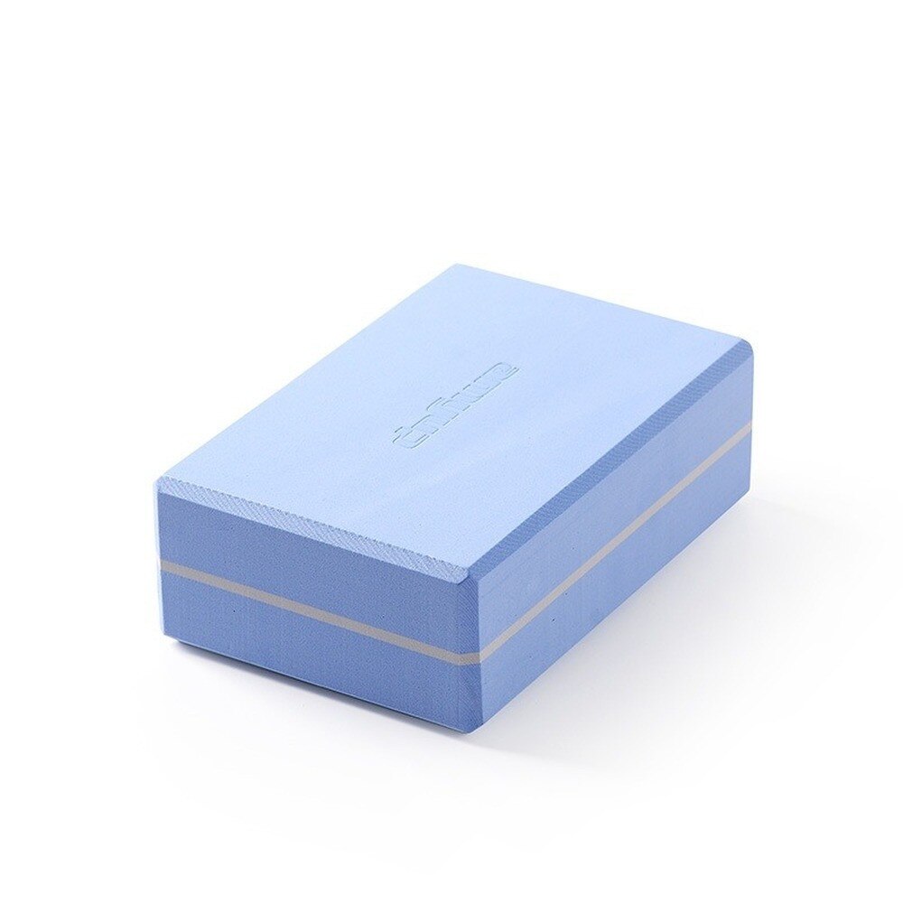 Gym Yoga Brick fitness foam block cork Sport exercise brick block pillow Workout bloster stretching aid aid Training equipment: Blue