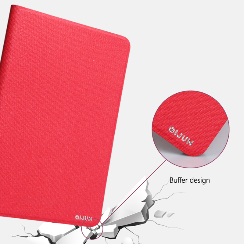 For Lenovo Phab Plus PB1-770M 6.8" Tablet Case MUltra-Slim PU Leather Flip Protective Cover Retro Solid color Soft Shell