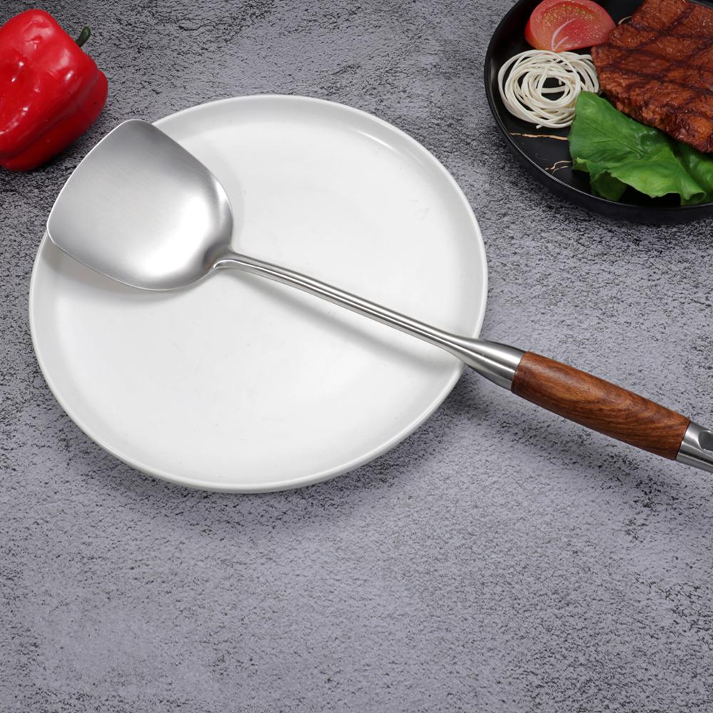 AOOSY 18/10 Stainless Steel Wok Spatula Turner Soup Spoon Slotted Spatula Spaghetti Server Kitchen Utensil Cook