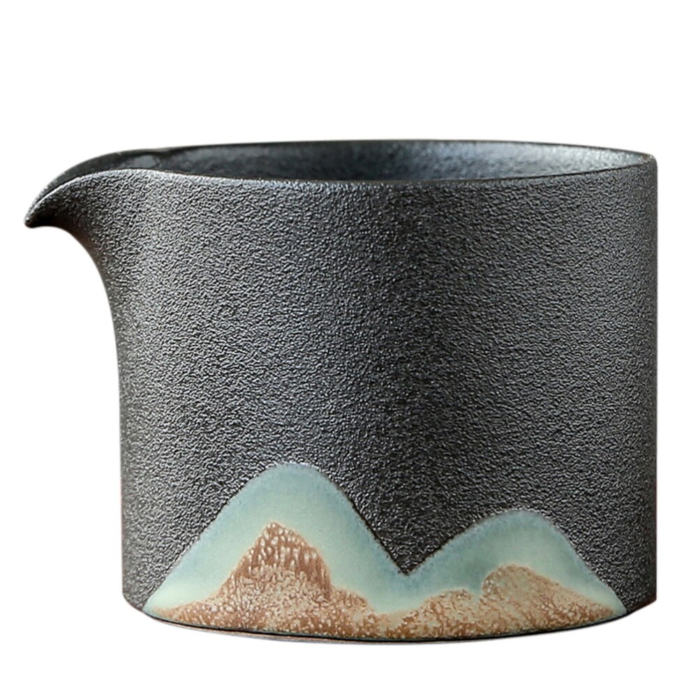 1Pc Japanese Style Ceramic Tea Pitcher Practical Home Tea Dispenser Tea Set