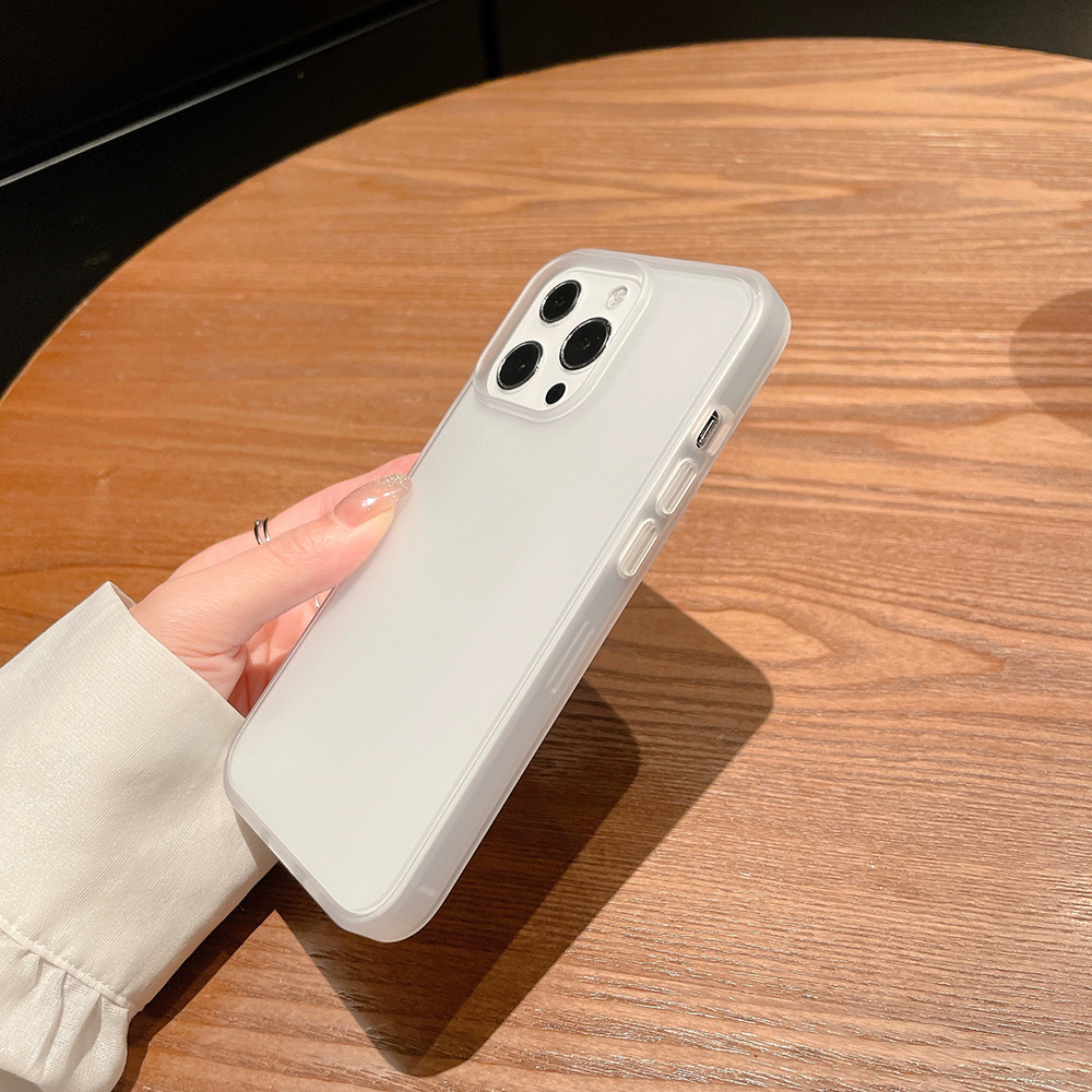 Funda transparente mate de lujo para iPhone 15, 14, 13, 11, 12 Pro Max, funda a prueba de golpes para iPhone 14, 15 Plus, 12, 13 Mini fundas de teléfono