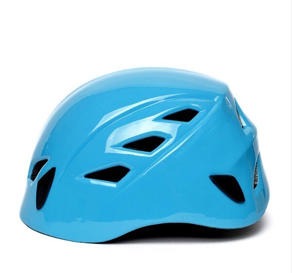 Casco de escalada en roca, casco de escalada en montaña, casco de escalada en hielo, deportes acuáticos especiales, casco inmoldeado al aire libre,: Azul cielo