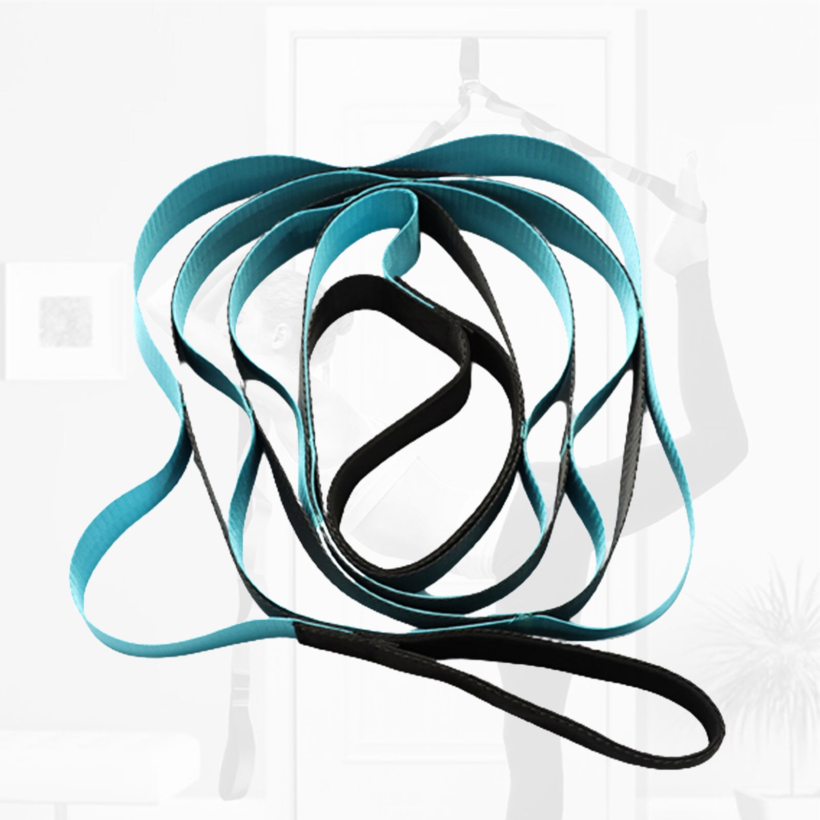 Yoga-stretchgurt für frauen, erwachsene, lateinamerikanischer tanzgürtel, fitness-übungsseil, gymnastikseil, figurgürtel für taille und beine, widerstandsbänder, yoga-gürtel