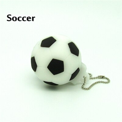 Cartoon sports ball USB Flash Drive football basketball tennis Pen Drive memory Stick usb 2.0 pendrive 4GB 8GB 16GB 32GB: 8GB / Soccer