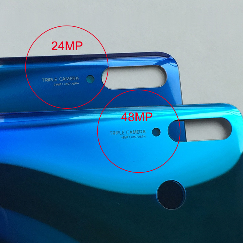 Back Battery Cover Voor Huawei P30 Lite Nova 4e Achter Glazen Deur Panel Case Voor Huawei P30 Lite Batterij Cover met Camera Lens