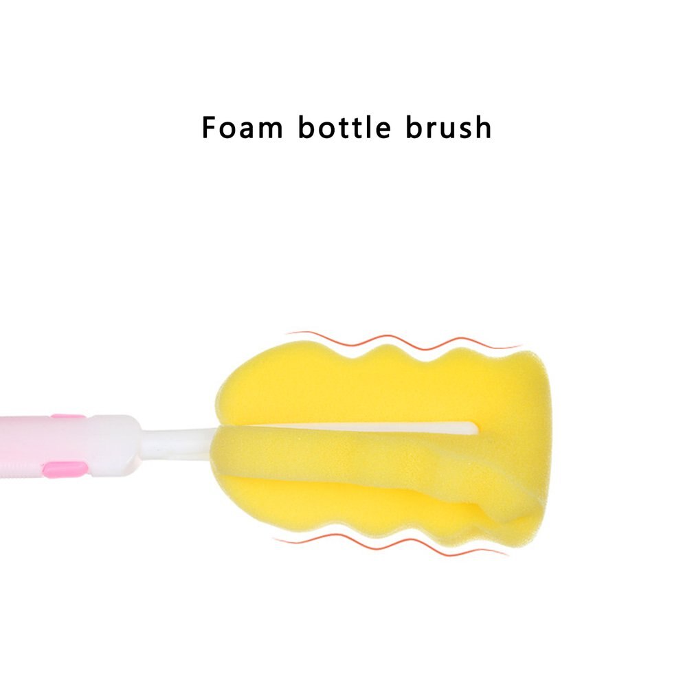 Komfortable dauerhaft SchöNe Und Weiche Nylon Schwamm Pinsel Flasche Pinsel einstellen Mit Flasche Halfter Flasche Pinsel Sieben-stück Tasche