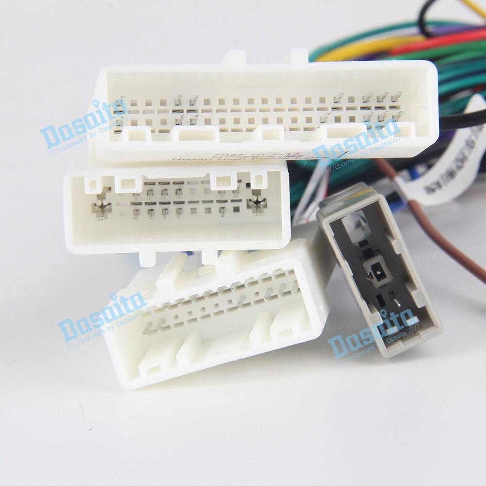 CB008 arnés de cables Multimedia para coche con adaptador CAN bus bidireccional para Nissan x-trail Qashaqai 2003 con pantalla Original de 7"