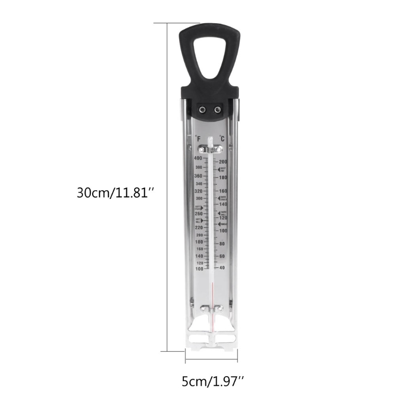 Kitchen Craft Home Made Suiker Thermometer Voor Koken Snoep Of Jam, Frituren En Algemene Keuken Gebruik, rvs