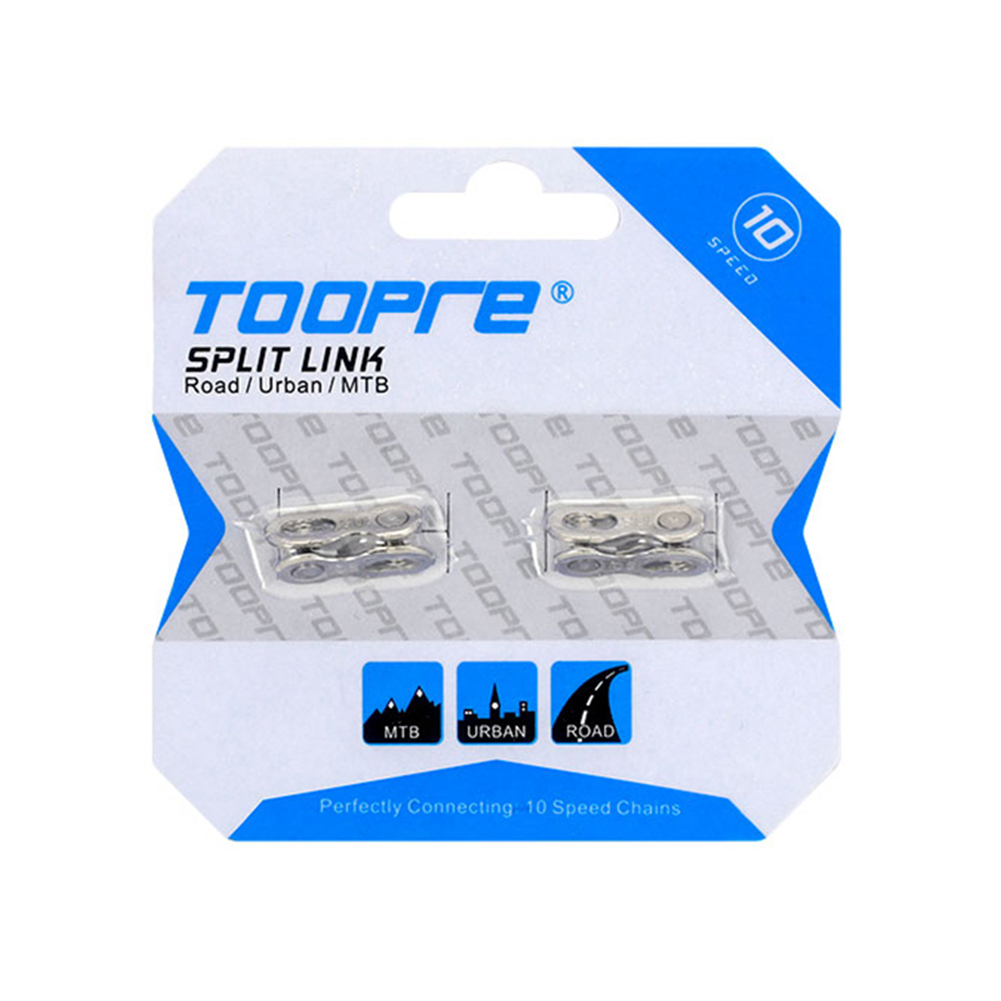 2 Pairs MTB Bicycle Chain Link Connector Joints Cycling Quick Master Links 6/7/8/9/10/11/12Speed Mountain Bike Parts: 10S