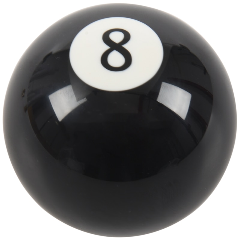 Universal Car Auto Black 8 Ball Gear Shift Shifter Knob W 8mm 10mm 12mm Adapter