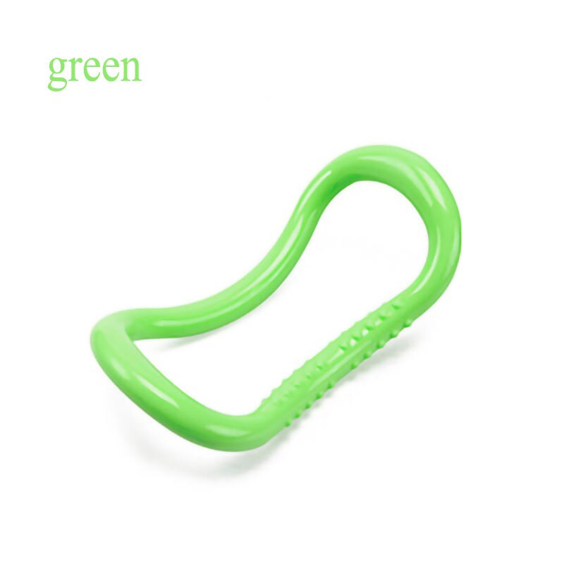 Portable Yoga cercle magique famille Fitness Pilates Fitness cercle taille épaule exercice fournitures Fitness outil: green