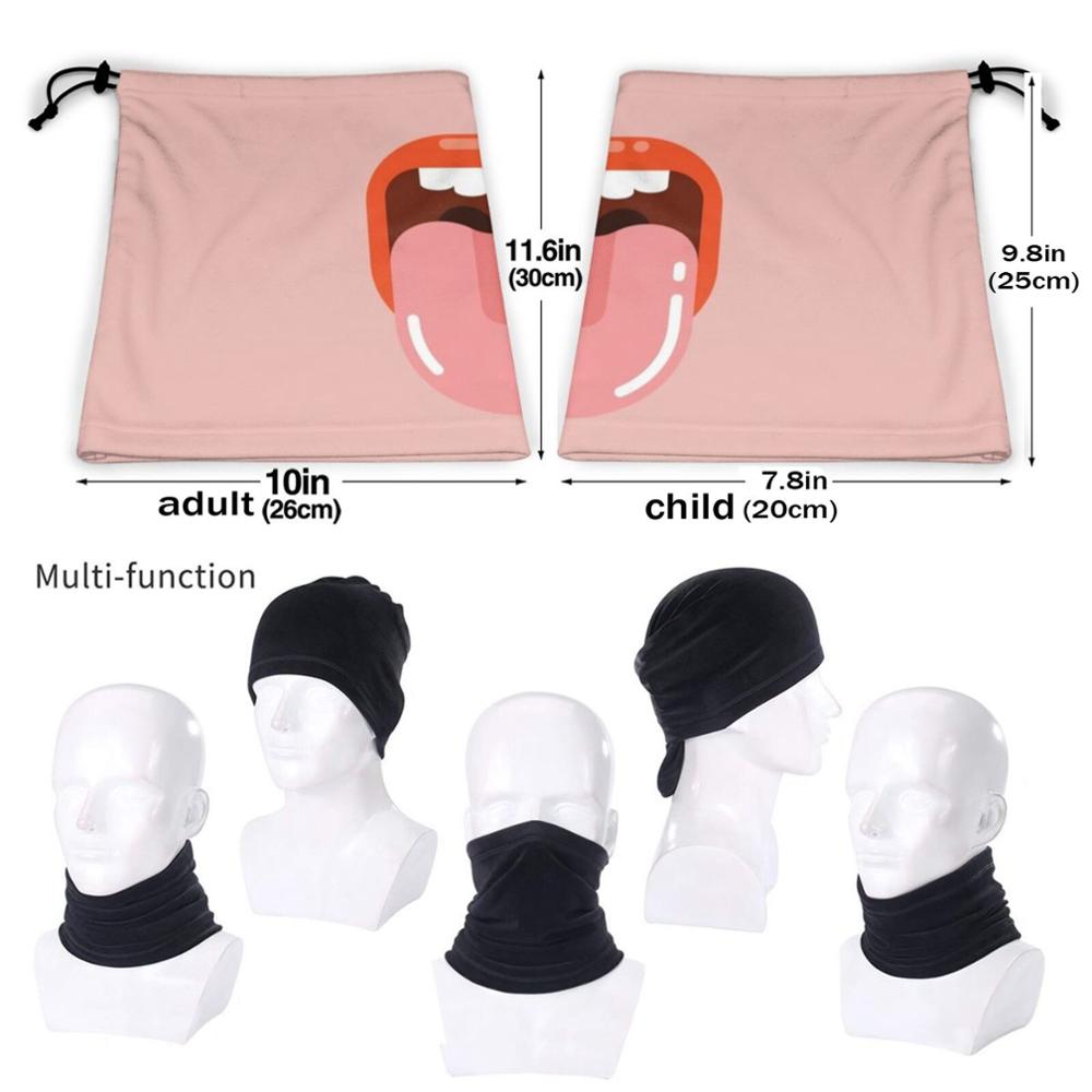 Foulard bouche et langue prêt à donner, Cycle de pêche, cyclisme, langue buccale, hygiène des dents, lèvres Sexy