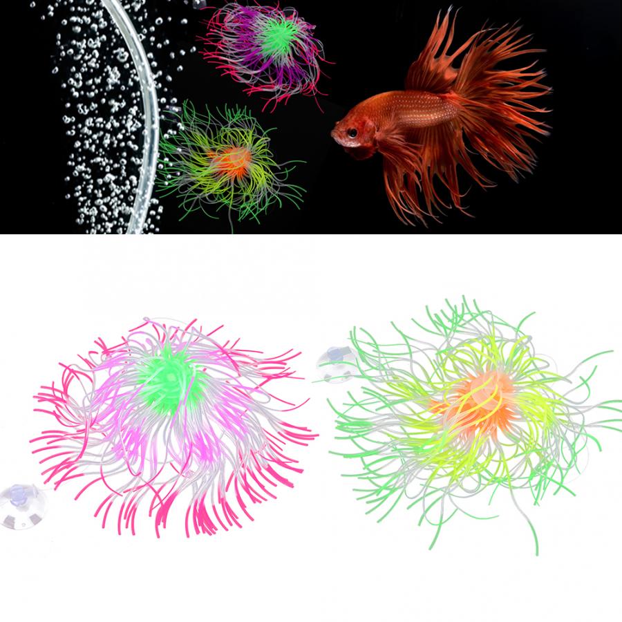 Aquarium Fish Tank Landschap Decoratie Siliconen Simulatie Zachte Lichaam Actinozoa Coral Accessoire Aquarium Decoratie