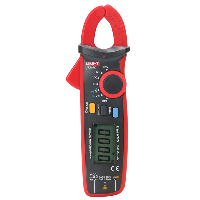 UNI-T UT210A/UT210B/UT210C/UT210D/UT210E Mini Digital Clamp Meters AC/DC Current Voltage True RMS Auto Range VFC Capacitance: UT210C