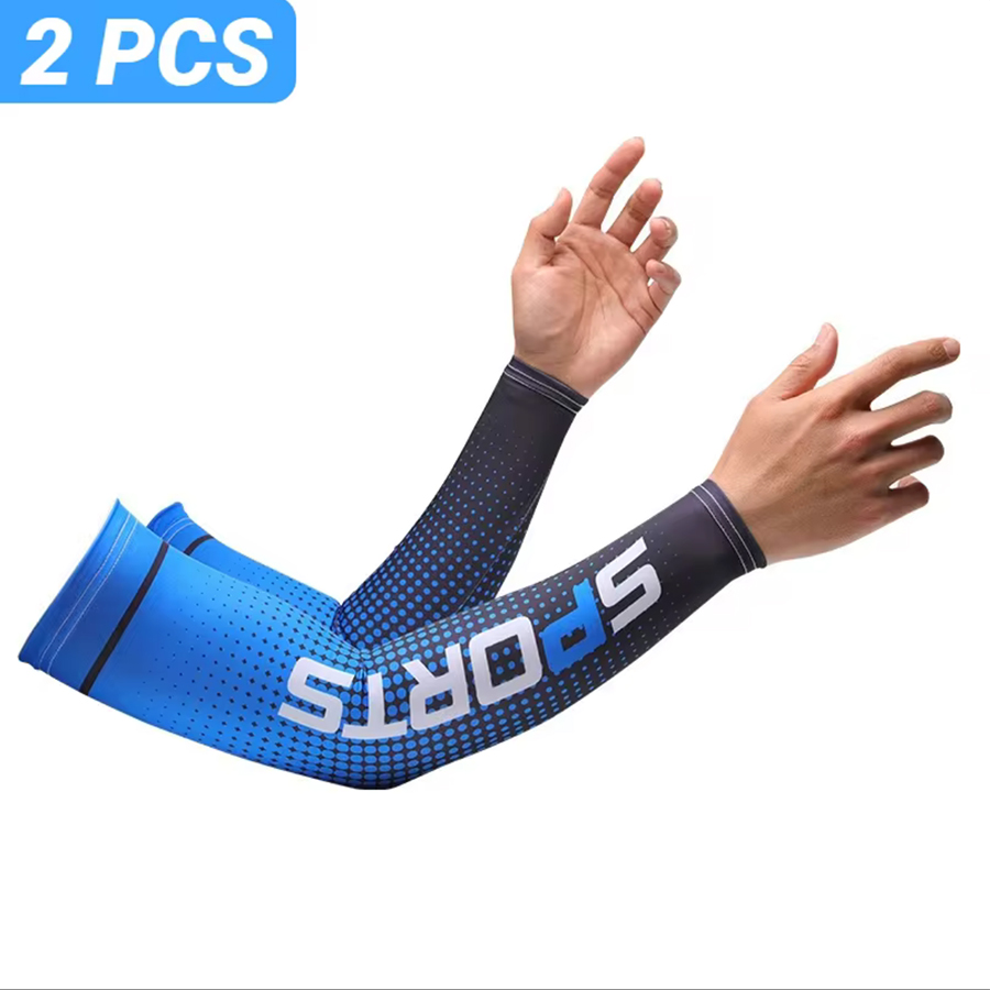 Sommer Sonnencreme Eis Seide Hülse UV Sonnenschutz Kühlung Anti-Slip Arm Ärmel Männer Frauen Outdoor Sport Radfahren