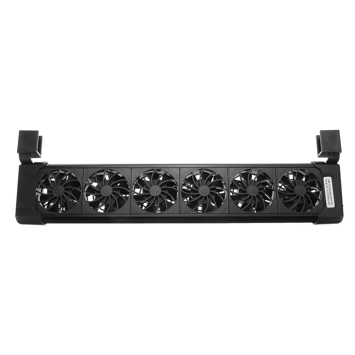 Aquarium vis tank automatische temperatuurregeling ventilator tank koeling aquarium ventilator waterkoeling dempen 2/3/4/5/6 kop ventilatoren: 6