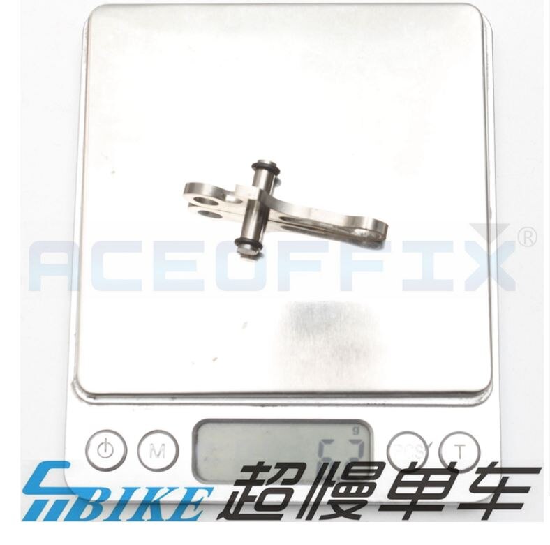Aceoffix brompton titanium zadelpen haakklem