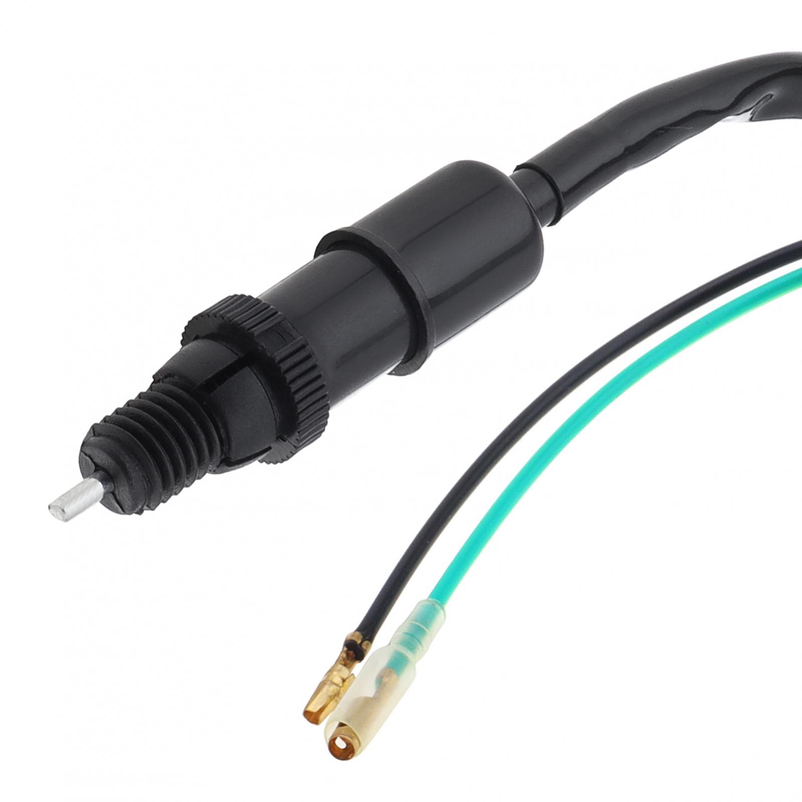 Cables de interruptor de luz de freno delantero/trasero de 2 cables aptos para motocicleta Scooter mano/pedal de pie línea de interruptor de freno de tambor