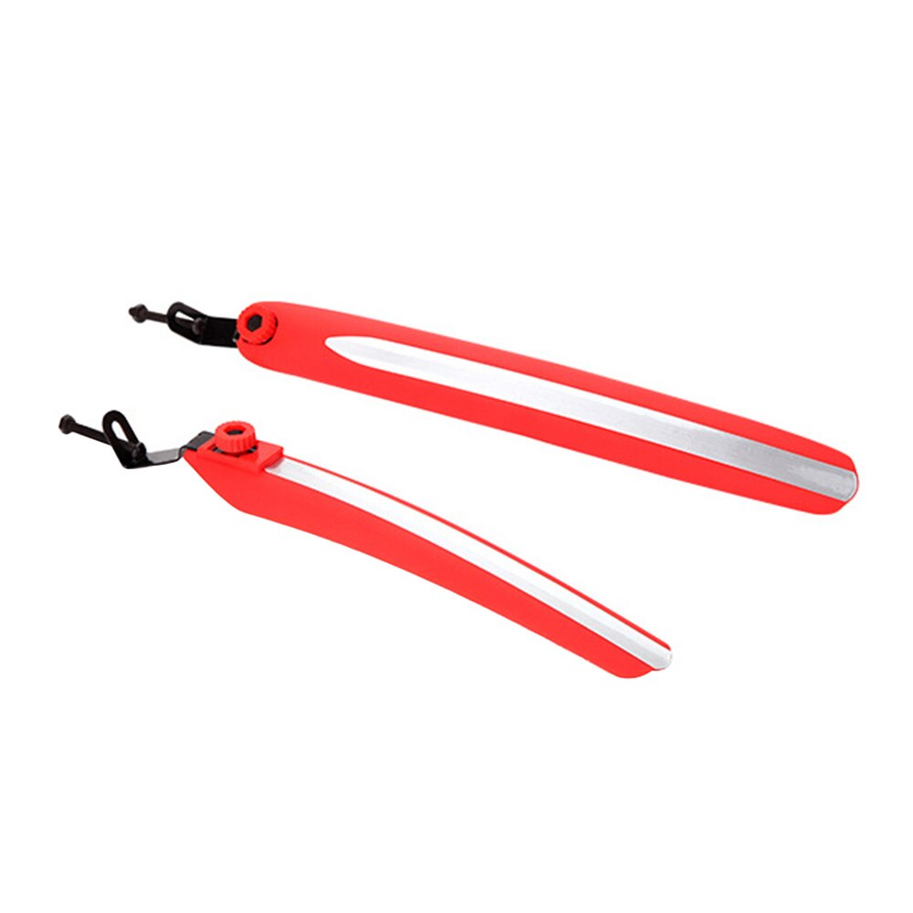 1 Pair Bike Universal Mountain Bicycle Mud Guard Quick Release Cycling Riding Equipment Accessories (Red)