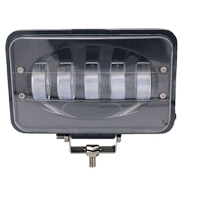 Yait bil led light bar 50w 6 tum led arbetsljus översvämningslampa för bil lastbil trailer suv offroads båt 12v 24v 4 x 4 4wd: 1 st svart