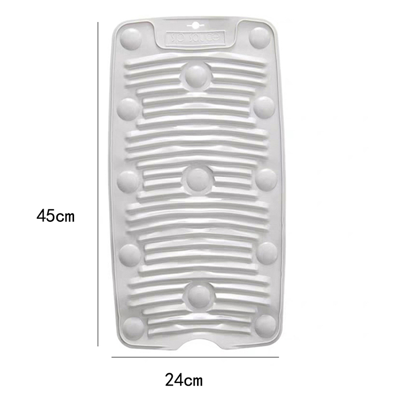 Portable Laundry Tool Easy To Store Household Folding Washboard Silicone Anti-slip Laundry Mat Washing Board