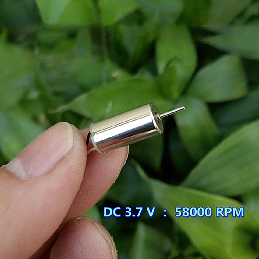 714 holle kop motor dia 7mm micro motoren DC 3.7 V 58000 RPM NdFeB magneet coreless DC motor voor model vliegtuig DIY Accessoires