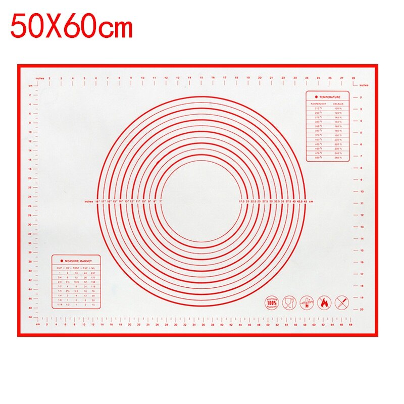 60*40CM Nicht-Stick Silikon Back Matte Pad Backen Blatt Glas Faser Roll Teig Matte Cookie Macaron backen Matte Gebäck Werkzeuge 15: G224708A