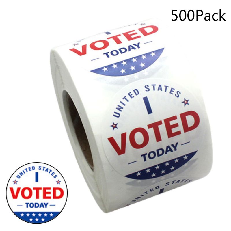 500 Pieces Stickers Patriotic Election Stickers Waterproof Decals for Election Day Parade Celebrations: 5