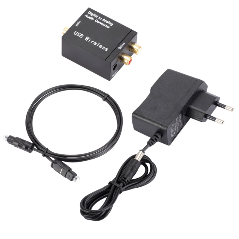 DAC Digital zu Analog Audio- Konverter Bluetooth 4,0 optisch Fiber Toslink koaxial Signal zu RCA R/L Audio- Decoder DAC Verstärker