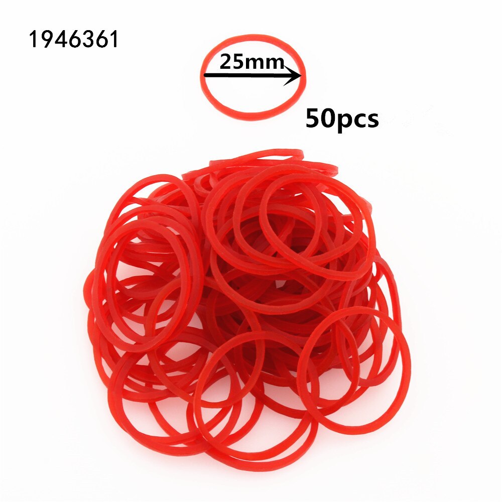 905 Red Rubber Bands Tapes Adhesives Fasteners Strong Elastic Office Students School Stationery Supplies: wine red