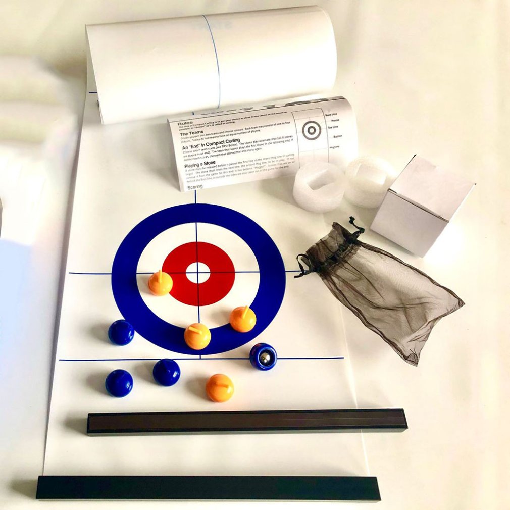 Tafel Mini Curling Bal Plastic Bal Kinderen Educatief Speelgoed Interactieve Spelletjes Volwassen Decompressie Speelgoed