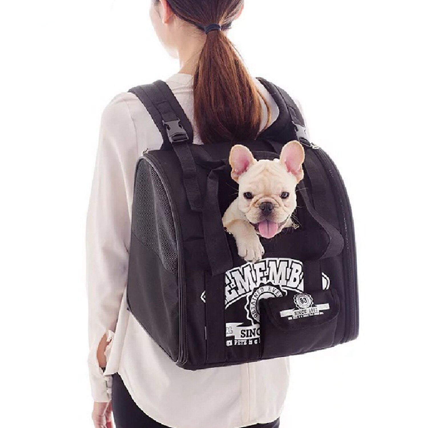 Kot plecak dla psa przewoźnik samochodowy torba podsiodłowa komfort transportu podwójne ramię podróży plecak na zwierzę