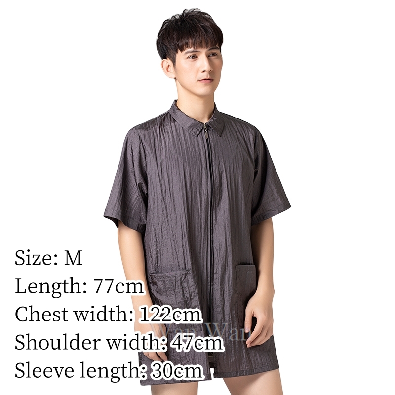 Dunne kappersuniformen, kappersjas, kappersschort, anti-haar, antistatische kleding voor huisdierverzorging  y0505: Donker kaki