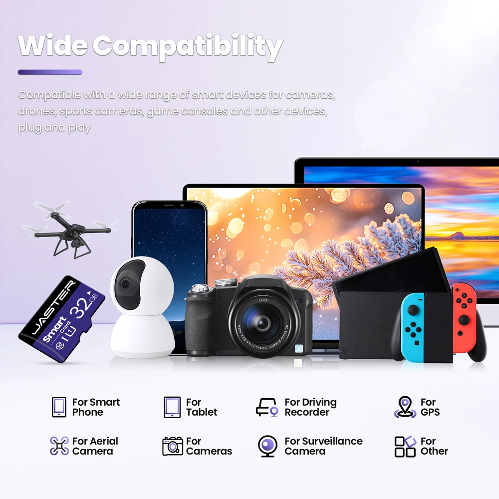 Original Micro Tf SD Card 64gb 128gb Class10 Memory Card 32gb Mini Flash Drive Cartao De Memoria TF Card for Camera Speakers