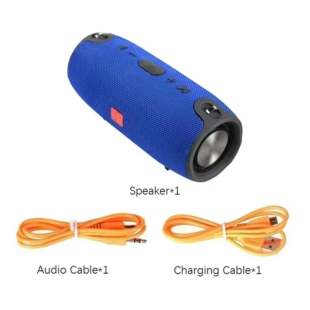 40w diepe bas tws bluetooth-luidsprekers, 3600 mah oplaadbare, waterdichte, draagbare subwoofer/boombox met bluetooth, aux, tf-kaart en usb-aansluiting: Rood