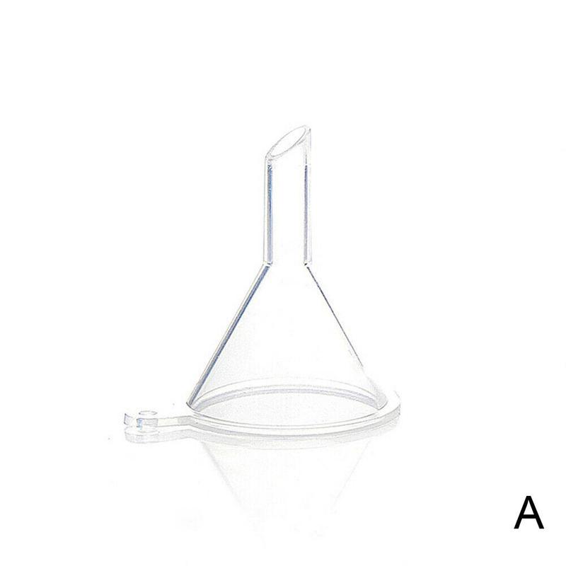 10Pcs Mini Trechter Parfum Alcohol Diffuser Kleine Mond Vloeibare Olie Trechter Voor Thuis Keuken Benodigdheden Laboratorium Experimentele Gereedschap: Transparent