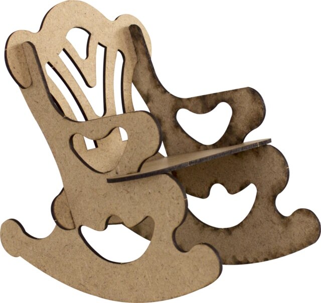Freude und Spielzeug Holz Schaukel Stuhl Malerei einstellen-6 'lı Farbe + Pinsel 424075245