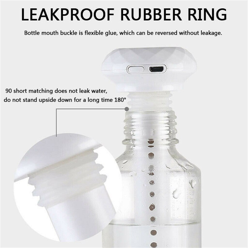 Usb Portable humidificateur d'air diamant bouteille arôme diffuseur brumisateur maison bureau entretien Auto détaillant voiture accessoire # py10