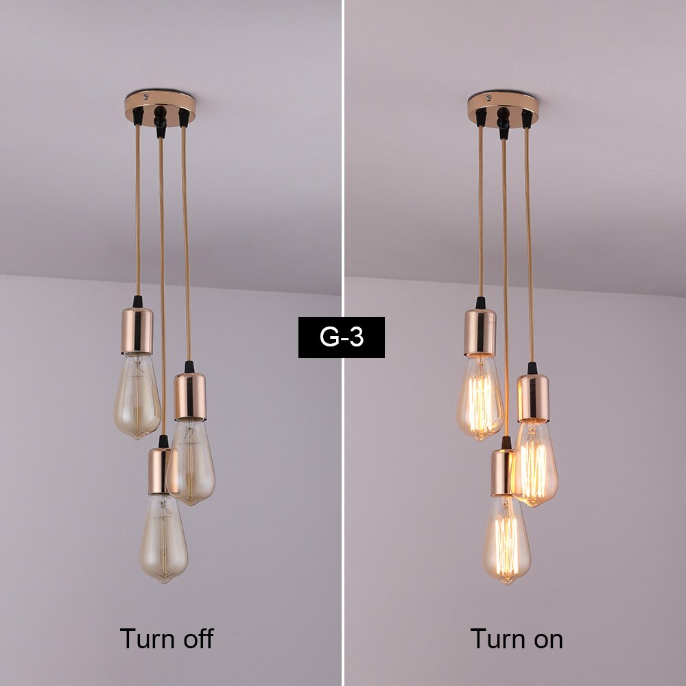 Vintage Pendelleuchte Mit Käfig-Design – E27 Fassung, 100 Cm Verstellbar, Roségold, Schmiedeeisen
