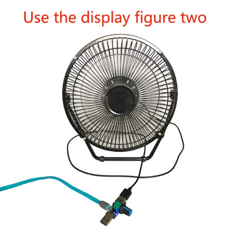 Contrôleur de vitesse de ventilateur USB DC 4-12V réduisant le bruit régulateur de réglage multi-décrochage