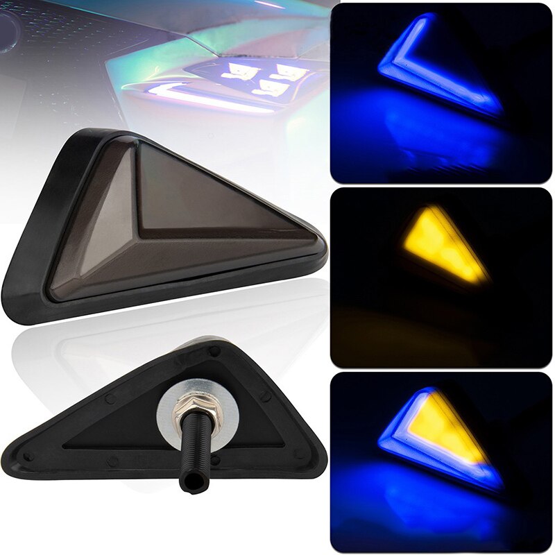 Knipperlichten Side Marker Knipperlichten LED Richtingaanwijzer Voor Jeep Voor Wrangler Voor JK 2007-2017 Geel Amber Licht Spatbord Side Light Led DRL (Size:Turn Signal Halo