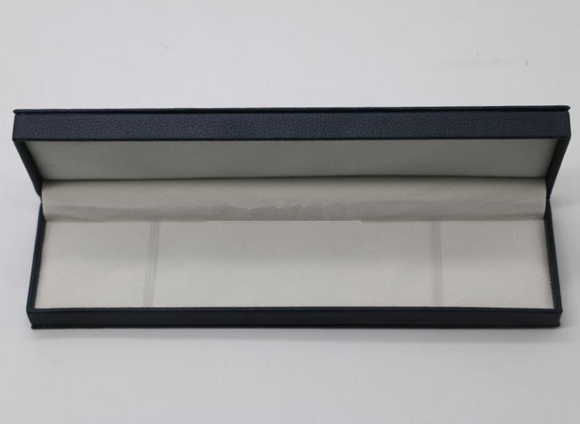 Svart pu läder klockbox rektangel klocka förvaringslådor smycken klocka display box paketet