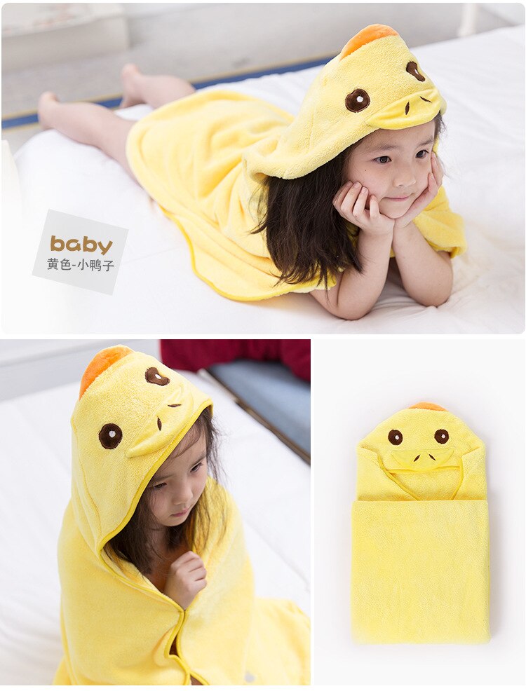 Capa de animales de dibujos animados para niños, Toalla de baño de bebé, manta de bebé, toalla de playa, capa de baño de bebé
