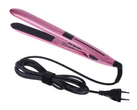 Pro Hair Salon PTC Flat Iron Hairs Straightener LCD Display Straightening Styler