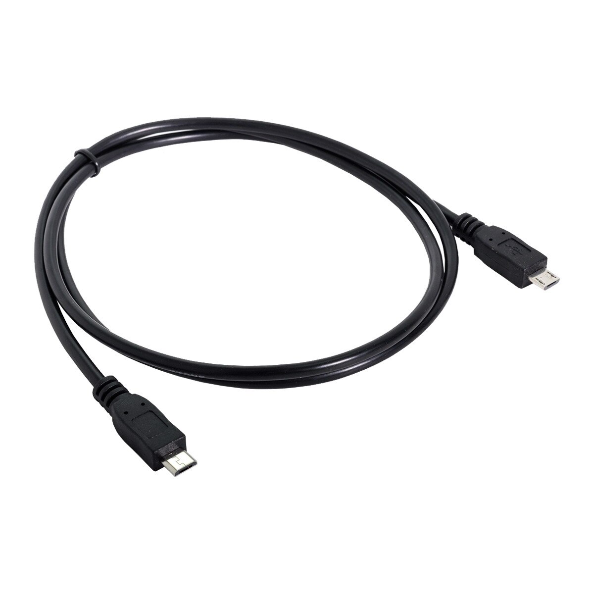 Cablecc Micro Usb Male Naar Micro Usb Male Gegevens Charger Kabel 100Cm Voor MP4 Mobiele Telefoon