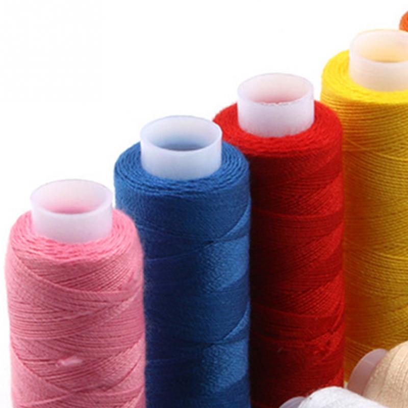 12 Colors/set Sewing Knitting Thread Reel for Hand Stitching Machine Sewing Thread Finest Polyester Durable #734