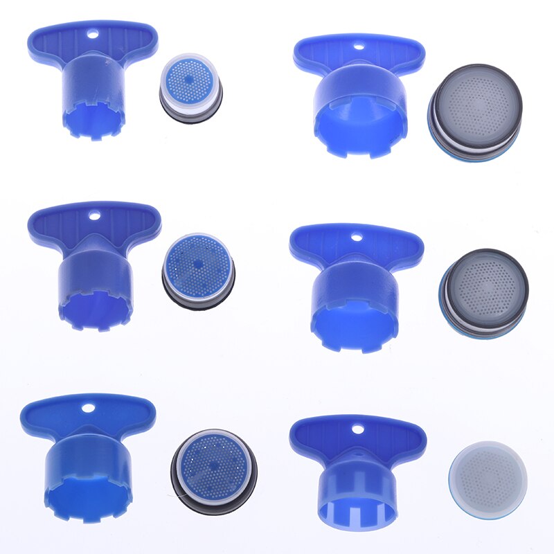 1set Friendly Plastic 16.5-24mm Thread Water Saving Tap Aerator Bubble Kitchen Bathroom Faucet Accessories