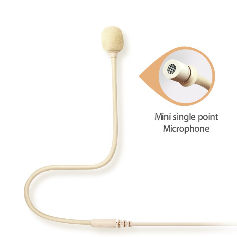 thumbnail interactive-video image 1 of Wireless Lavalier Microphone Set With Head-Mounted Transmitter 1 of 12