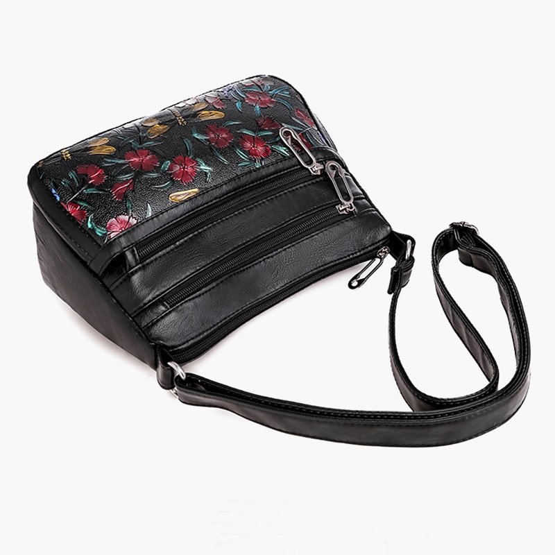 Women PU Leather Handbags Messenger Bags Crossbody Bag Women Shoulder Bag Top-handle Bags Mom Bag