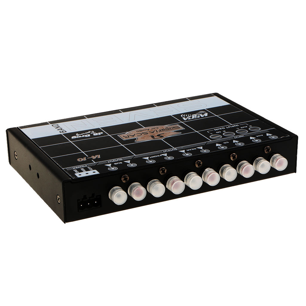Égaliseur Audio EQ7 pour voiture, , sous-sortie avant, 10-14.4V DC